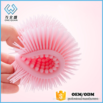 Soft Silicone cleaning body Brush Shampoo Massaging Brush